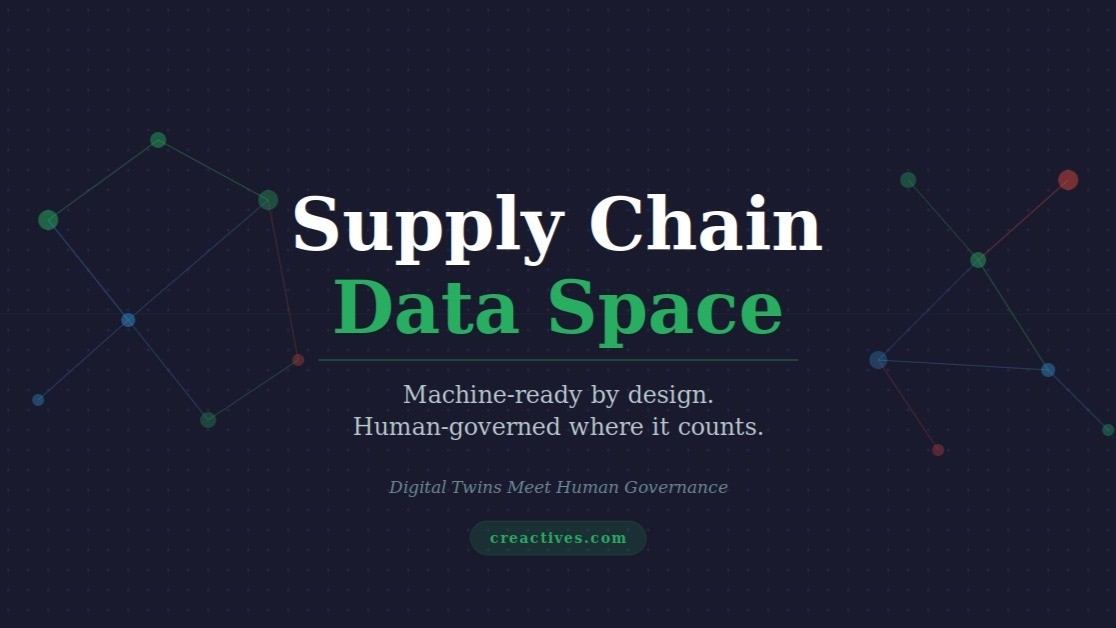 The Supply Chain Data Space: Digital Twins Meet Human Governance